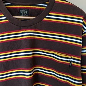 Obey Striped Sweatshirt